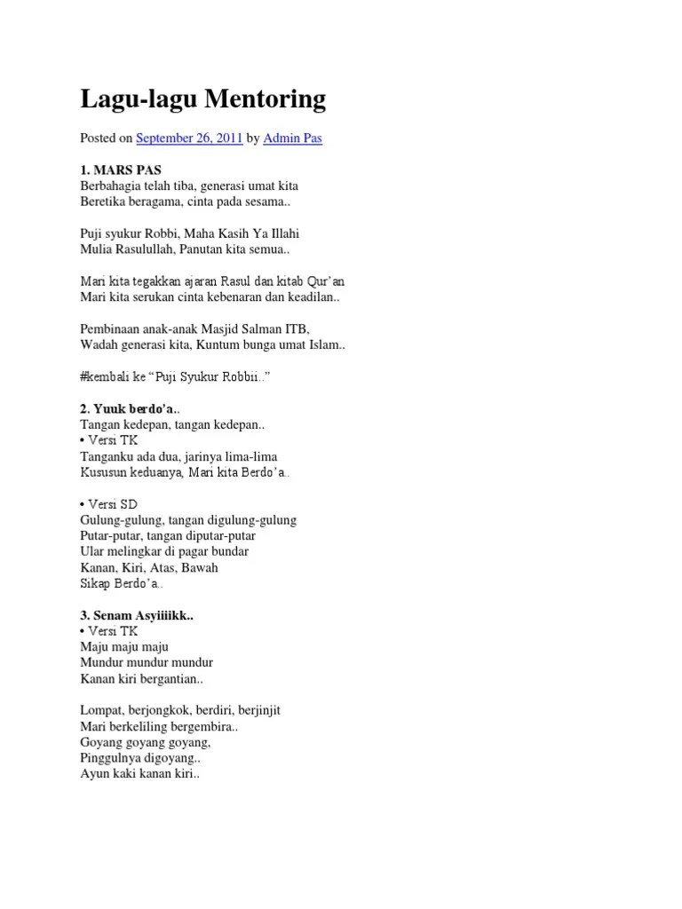 Lirik Lagu Nenek Moyangku Seorang Pelaut Dan Notnya