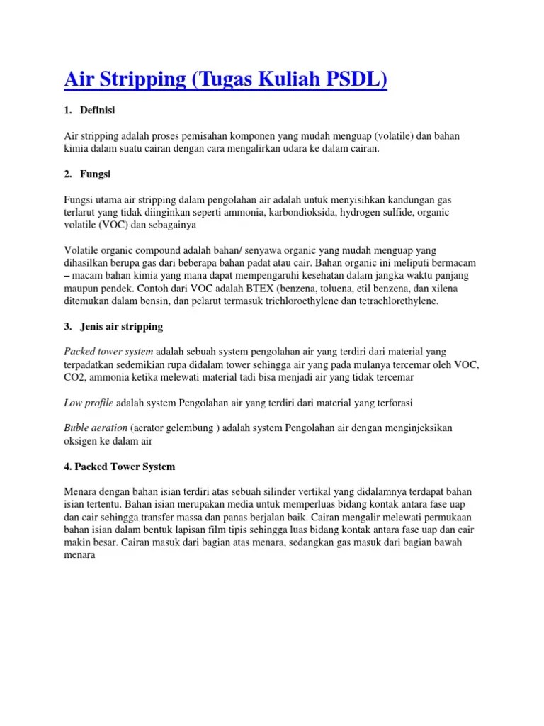 Air Stripping | PDF