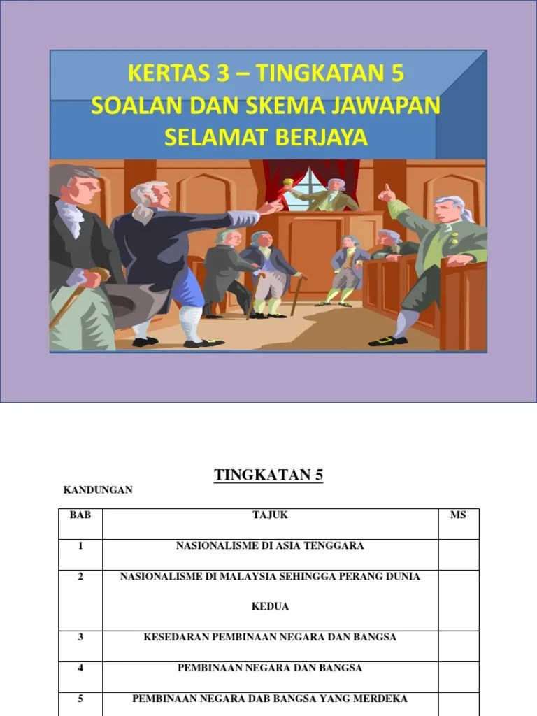Teknik menjawab kertas 3 sejarah. Sejarah Kertas 3 SPM Contoh Soalan Dan Jawapan Tingkatan 5