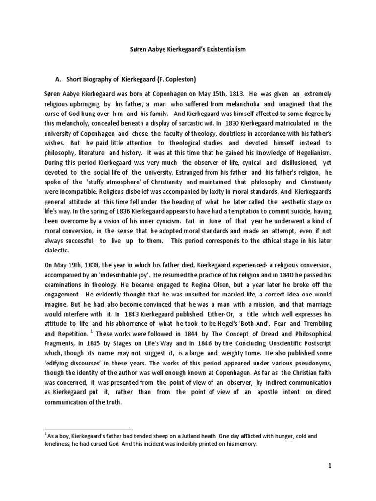 Kierkegaard | PDF | Søren Kierkegaard | Existentialism