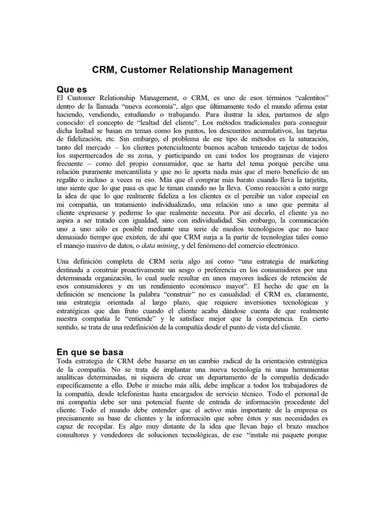 CRM PDF | PDF
