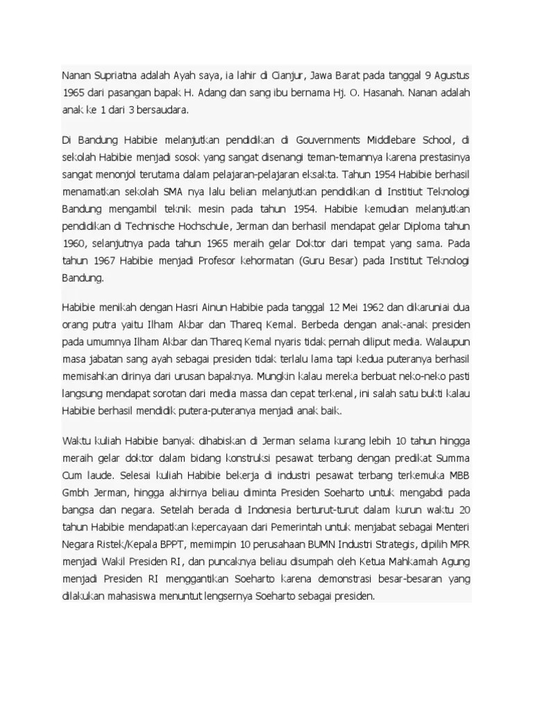 Posts about biografi ibu written by chairulumam13. Contoh Biografi Ayah Seorang Petani Pigura