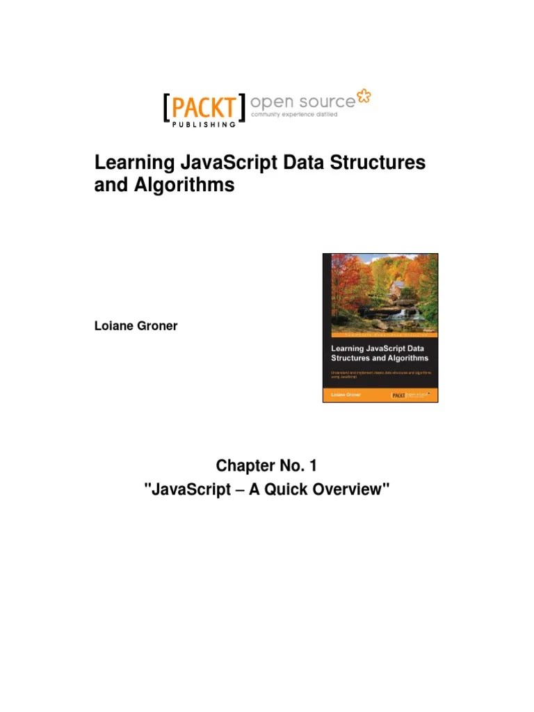 Learning JavaScript Data Structures And Algorithms Sample Chapter ...