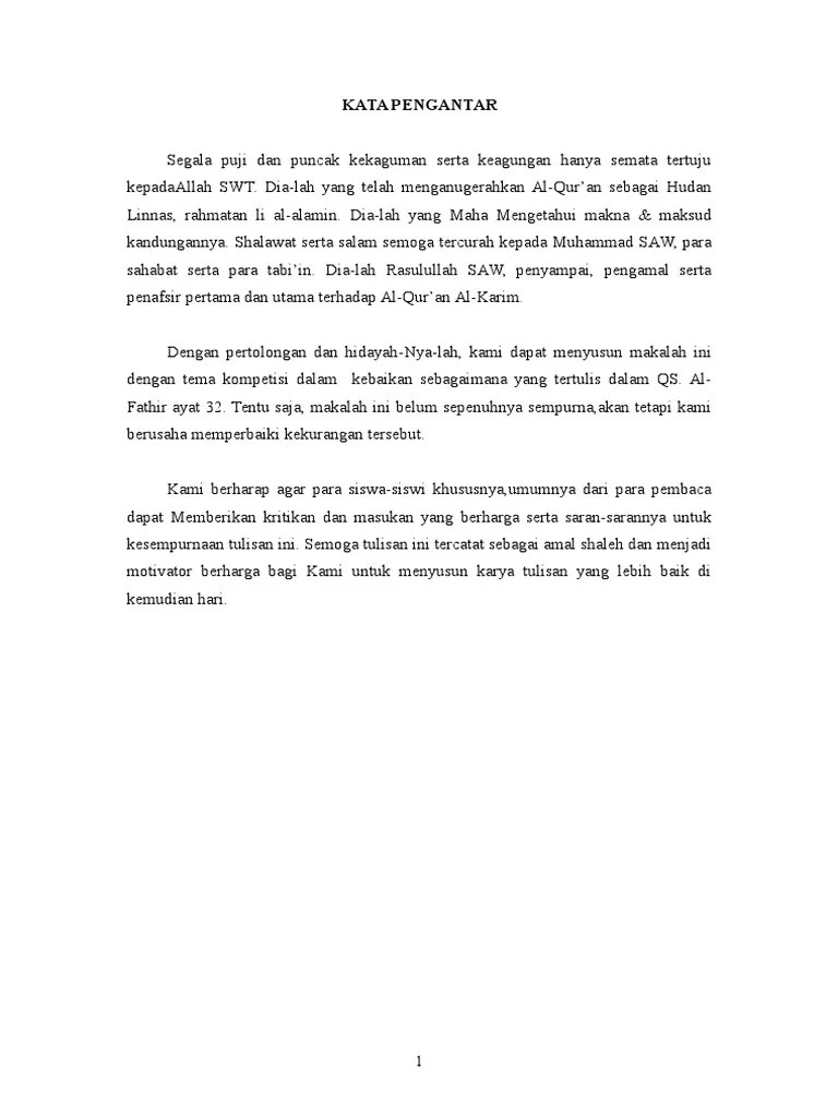 Dalam surat yang disebut fatir ayat 32 tentang langit… 2. Al Quran Surat Al Fatir Ayat 32 Pdf