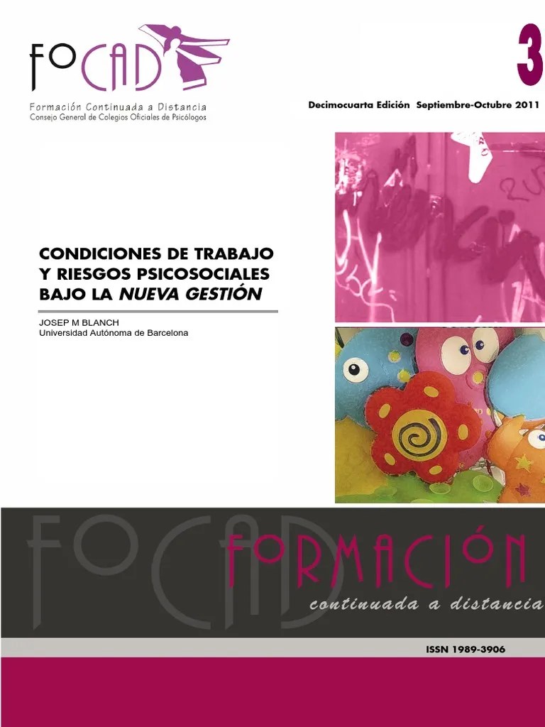 Condiciones De Trabajo Y Riesgos Psicosociales Bajo La Nueva Gestión | PDF | Derecho Laboral ...