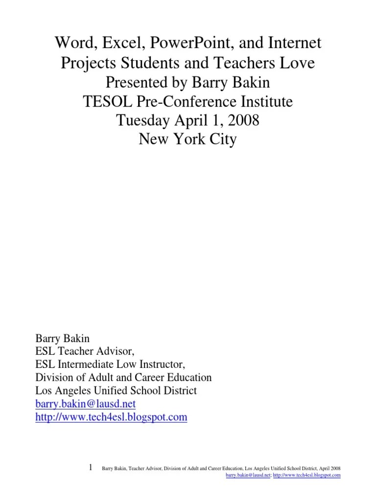 Computer Basic Word Excel PowerPoint | PDF | Chart | Microsoft Excel