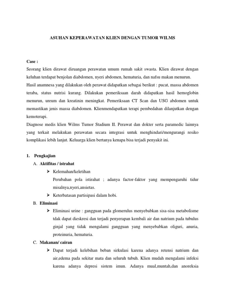 Askep Tumor Wilms | PDF