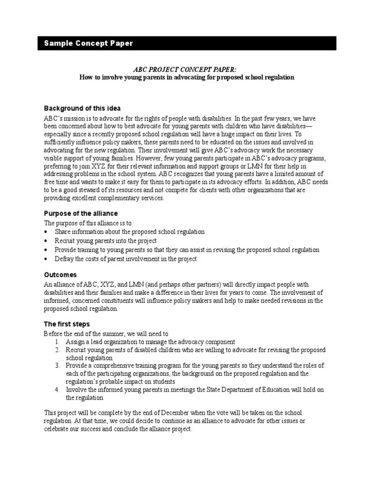 Free agriculture sample business plan pdf. Sample Concept Paper | American Broadcasting Company ...