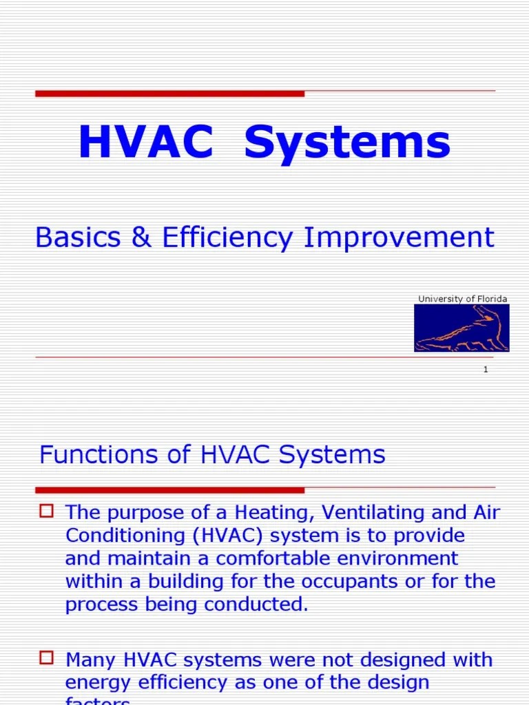 HVAC Slide Show | PDF | Hvac | Air Conditioning