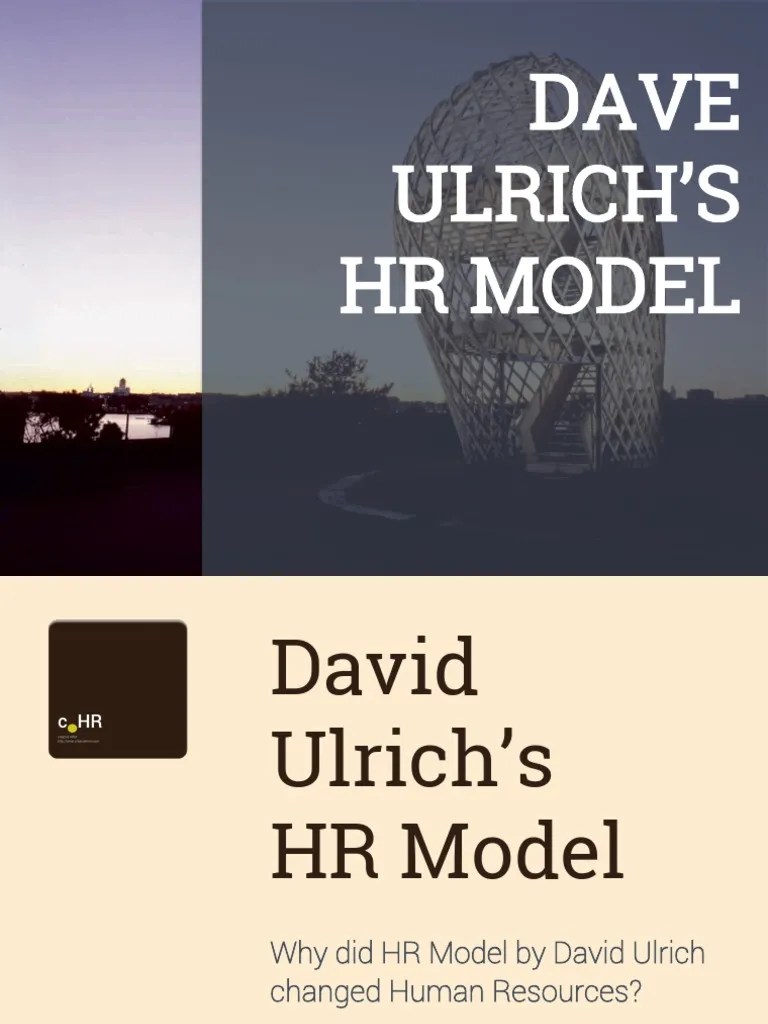David Ulrich Hr Model 131227160622 Phpapp02 | Human Resource Management | Competence (Human ...
