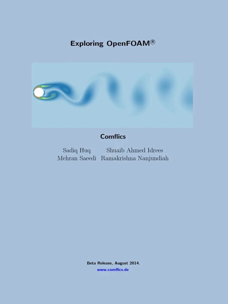 Exploring OpenFOAM | PDF | Reynolds Number | Laminar Flow