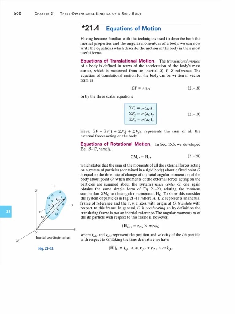 EULER Equations | PDF | Rotation Around A Fixed Axis | Euclidean Vector