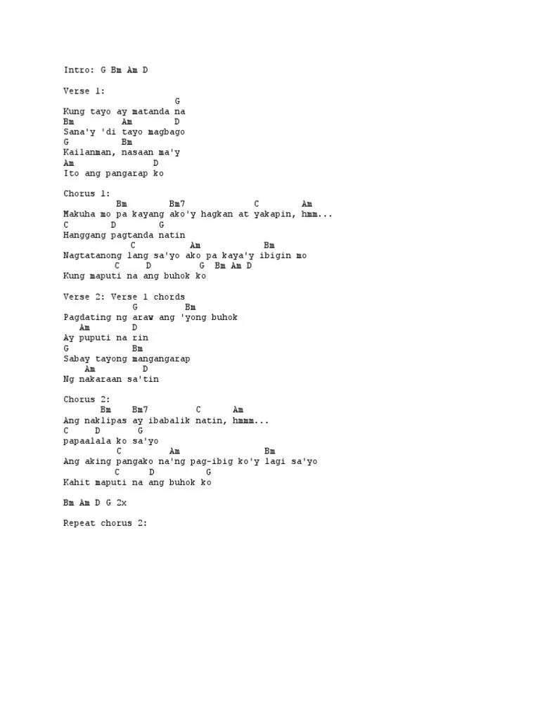 Kung Tayo Ay Matanda Na Chords Ukulele Kahitmaputinaangbuhokkotutorial ukuleletutorial opmukulele.