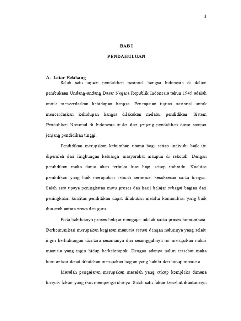 Adanya perubahan perilaku dan sikap akibat . Proposal Penelitian Pdf