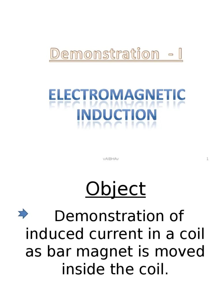 Physics Project File For Class 12th Inductor Magnet