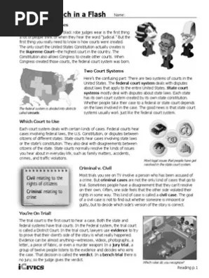 Need to teach the judicial branch in a hurry? Judicial Branch In A Flash Readings State Court United States Appellate Court
