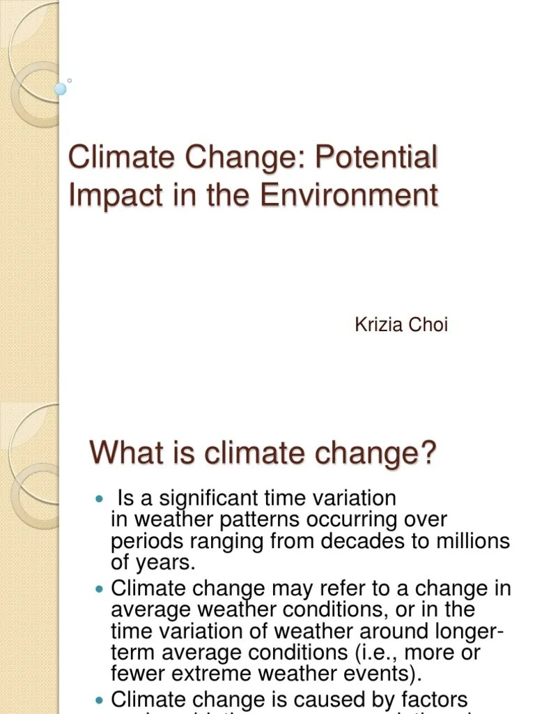 Climate Change | PDF | Climate Change | Water Resources
