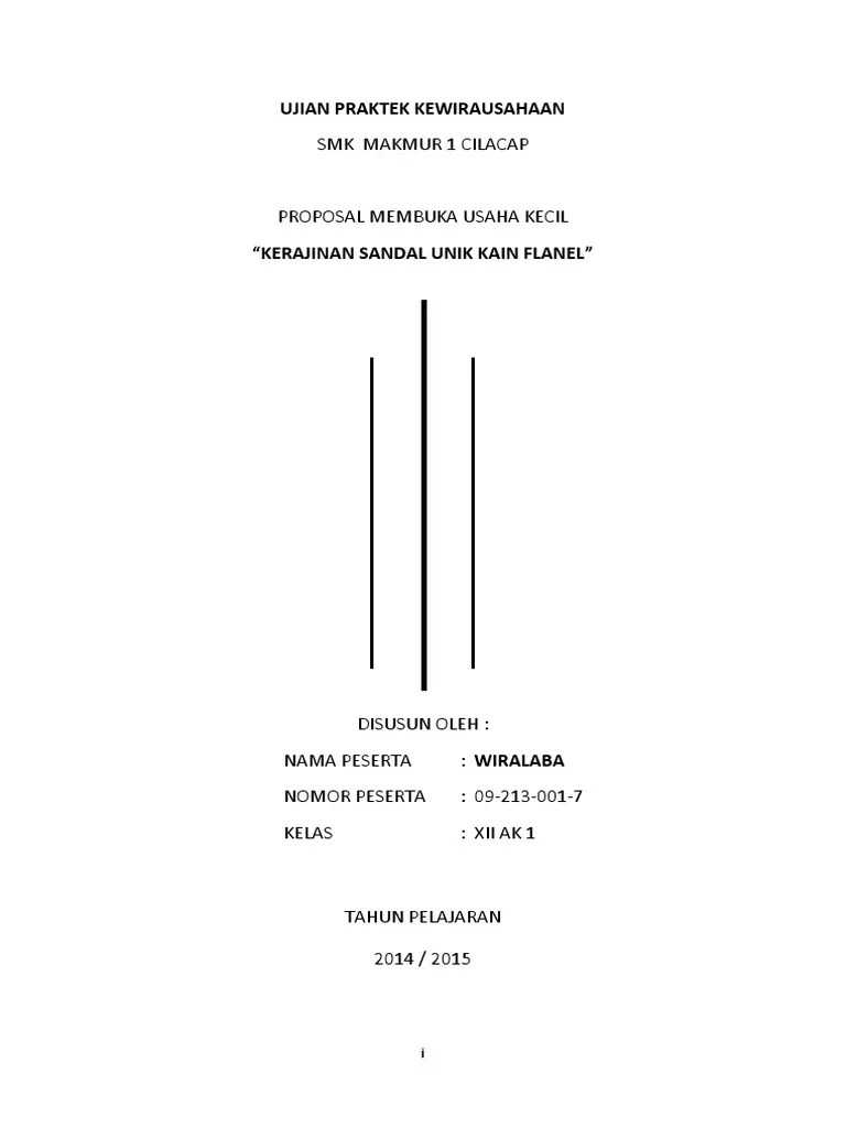 Contoh proposal usaha usaha data03 123dok permohonan ppob bukopin