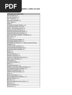 Z kladn c sti a n zvy e10 1 2 3 5 4 6 7 20 19 18 e20 8 15 17 16 1 2 5 6 9 10. File Users Ladka Documents Ladka 20150203 Zoznam Uj Podla Vysky Splatnej Dane 2013 Pdf