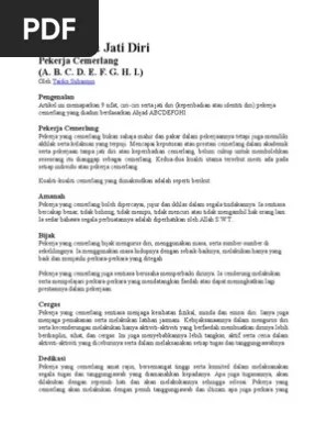 Sebagai rujukan buat pelajar, di bawah dikongsikan contoh karangan . Ciri Ciri Pekerja Cemerlang Pdf