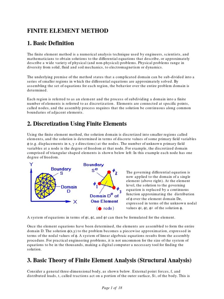 Finite Element Method Questions And Answers Pdf 