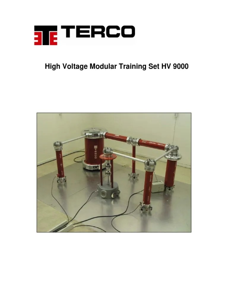 High Voltage Modular Training Set | PDF | Capacitor | Transformer