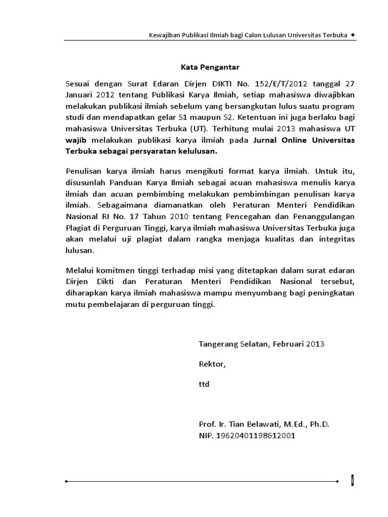 Pidato ilmiah guru besar (lengkap) karya dosen per fakultas (abstrak) disertasi dan tesis mahasiswa program pascasarjana (abstrak) Print Karil
