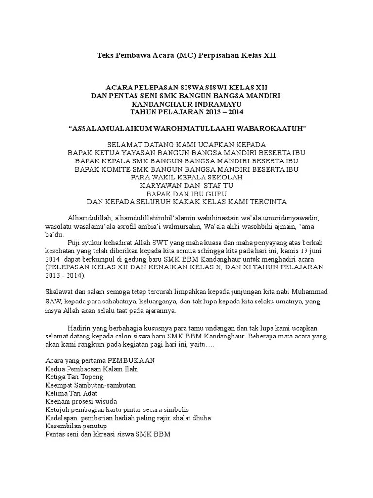 Contoh Teks Pembawa Acara Pentas Seni Sekolah Bahasa Sunda Berbagai Teks Penting Berikut ini contoh teks mc untuk acara pentas seni di sekolah.