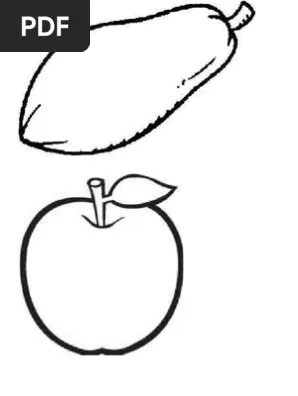 Guru menyediakan lakaran gambar buah tembikai , gam dan manik yang. Kolaj Buah Buahan Pdf