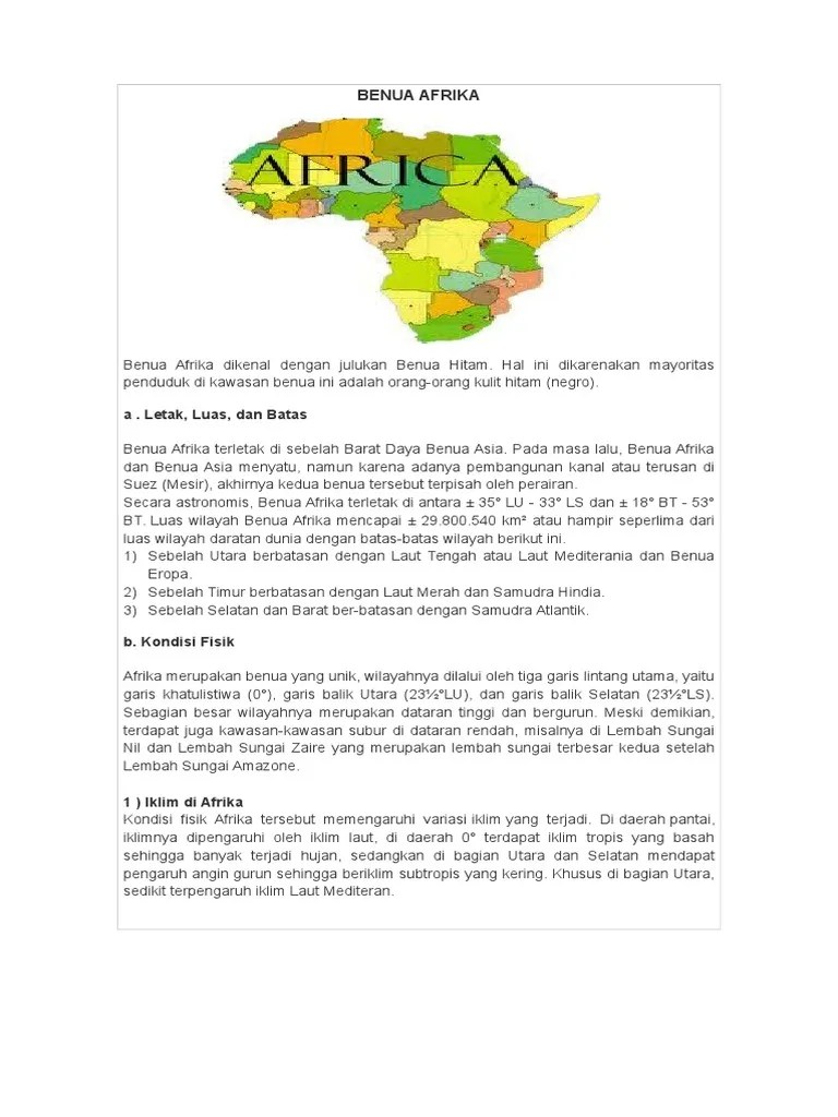 Benua Afrika | PDF