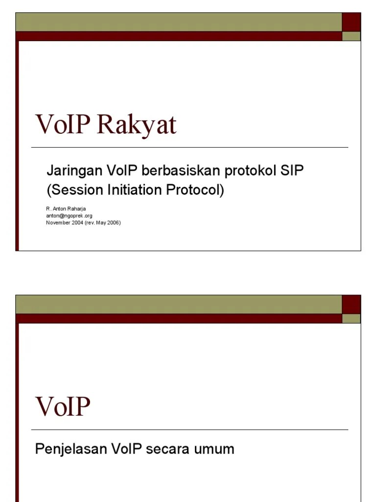 Voip RAKYAT (Indonesia) | PDF