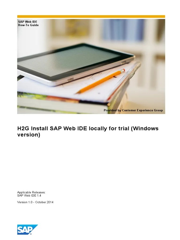 How To Install SAP IDE Local | PDF | Java Virtual Machine | Integrated Development Environment
