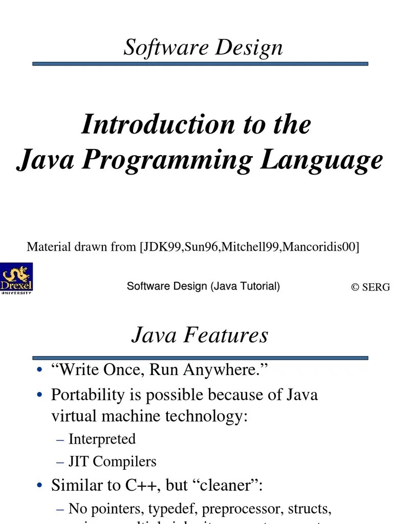 Introduction To The Java Programming | PDF | Java (Programming Language ...