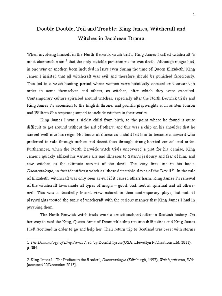 North Berwick Witch Trials | Witchcraft | James Vi And I