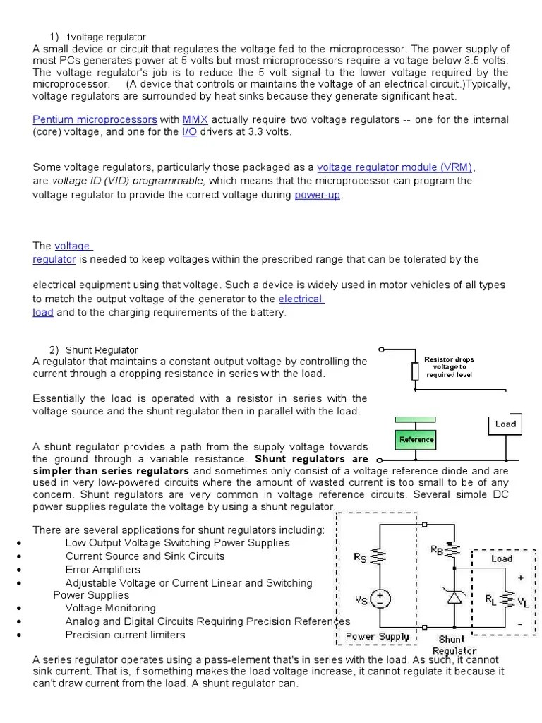 Microprocessor Power Supply PCS: Pentium Microprocessors MMX I/O | PDF ...