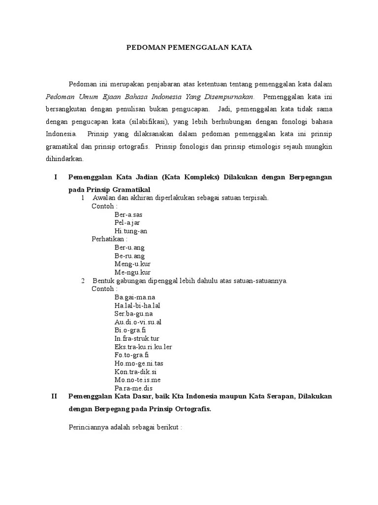 Makalah Bahasa Indonesia | PDF