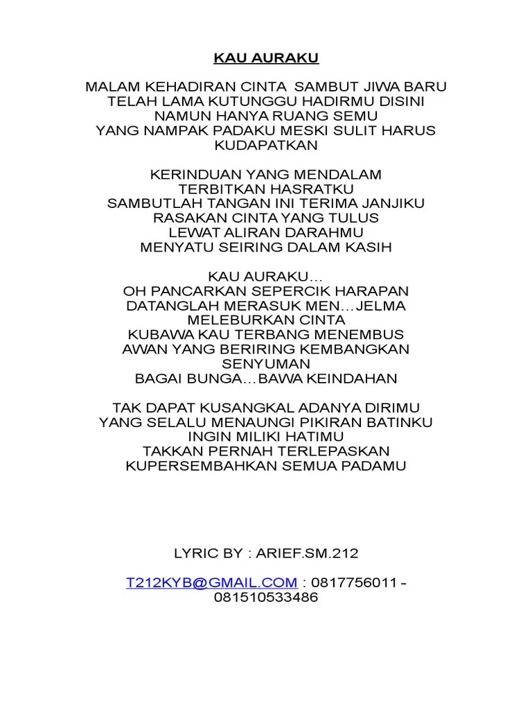Rasa sayang yang ku tulis. 131 Lagu Pdf
