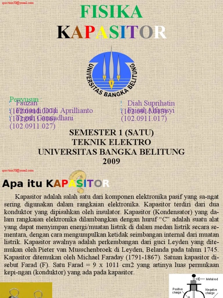Fisika Kapasitor