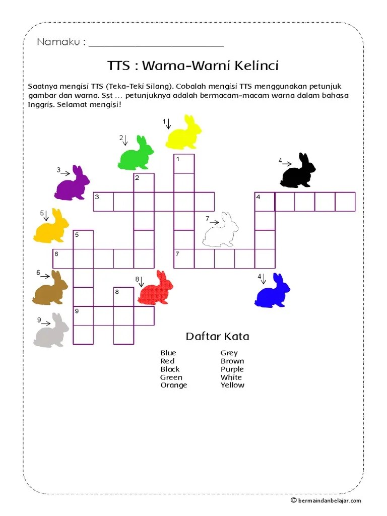 Asisten bidang ekonomi dan pembangunan setda tts, yohanes lakapu,. Tts Warna Kelinci Pdf