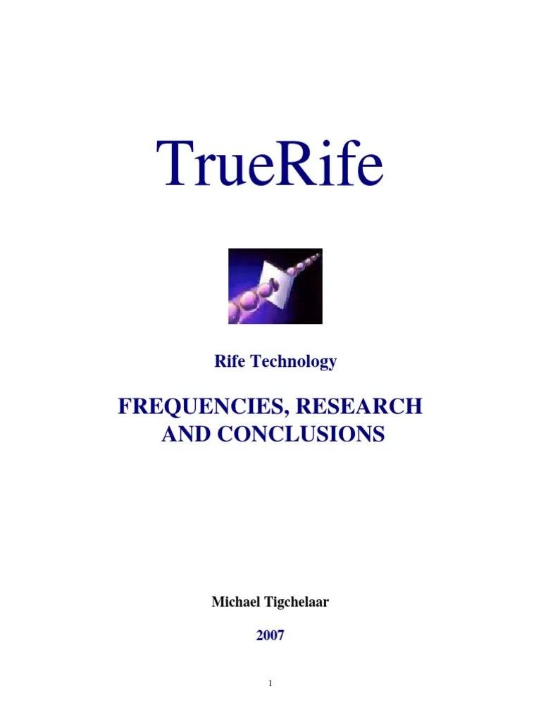The Rife Handbook Of Frequency Therapy And Holistic Health Pdf - Herejfil