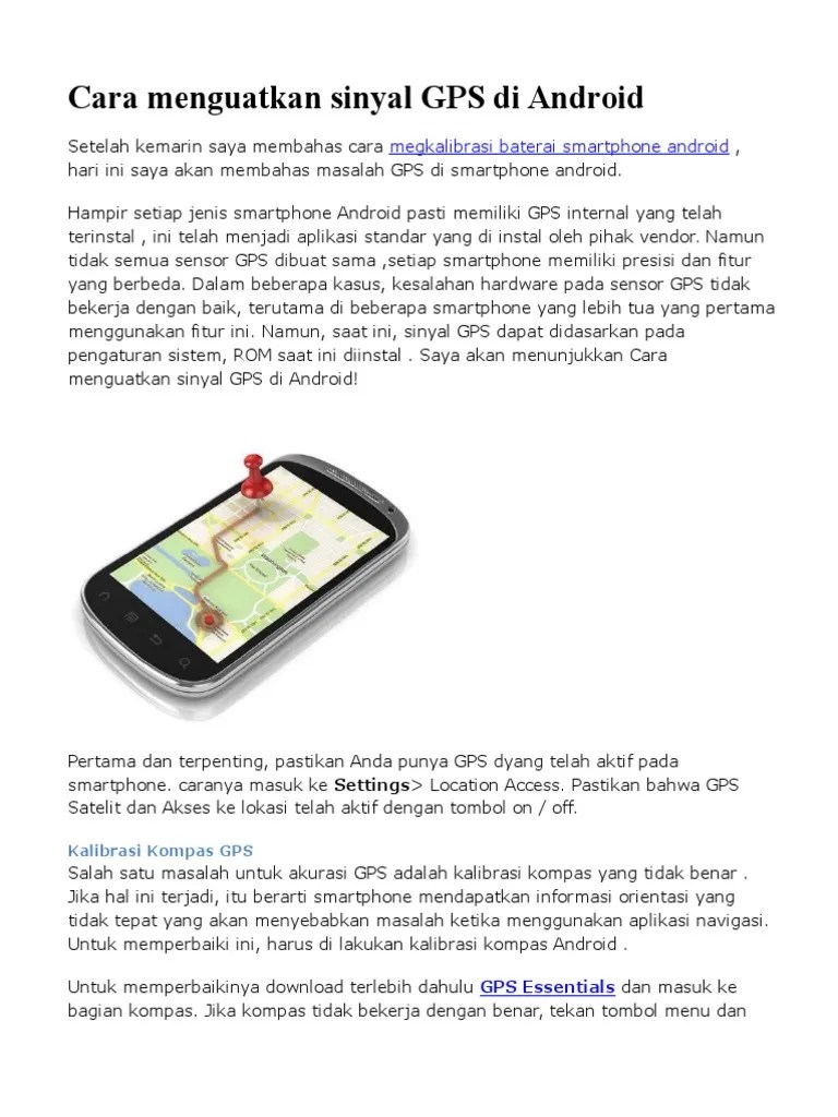 Polaris gps navigation · 3. Menguatkan Sinyal Gps Android Pdf