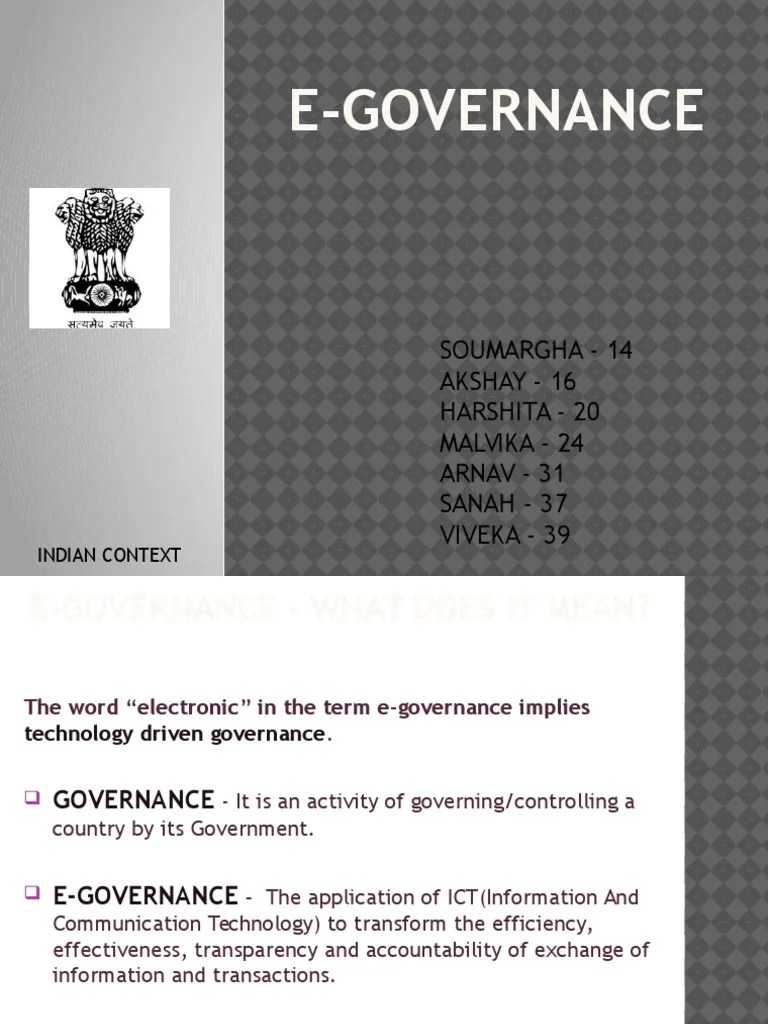 E-Governance It Final | PDF | Cloud Computing | Digital Technology