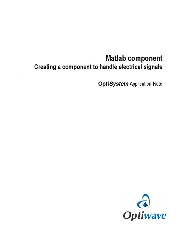 Matlab Electrical Example PDF | PDF | Signal (Electrical Engineering ...