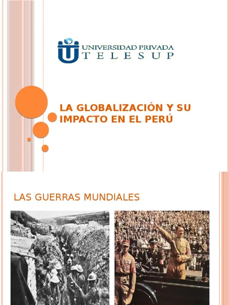 La Globalizacion Y Su Impacto En El Peru | PDF | Globalización | Ciencias Económicas