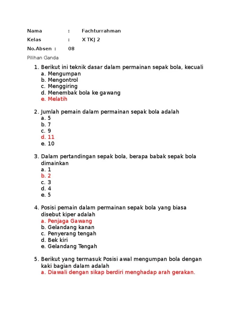 Berikut ini ada contoh soal essay bola voli beserta jawabannya. Contoh Soal Penjas Kelas 11 Tentang Bola Voli Soal Essay Penjas Kelas Xi Demikianlah Penjelasan Tentang Contoh Soal Penjas Kelas 10 Beserta Kunci Jawaban Nya Diatas Semoga Dapat File Administrasi Guru