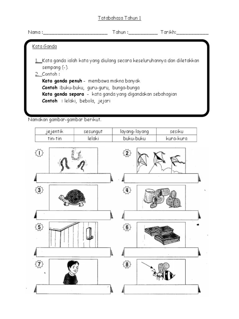 1 encik adian memelihara beberapa ekor _____ yang diimport dari luar negara. Tatabahasa Tahun 1 Pdf