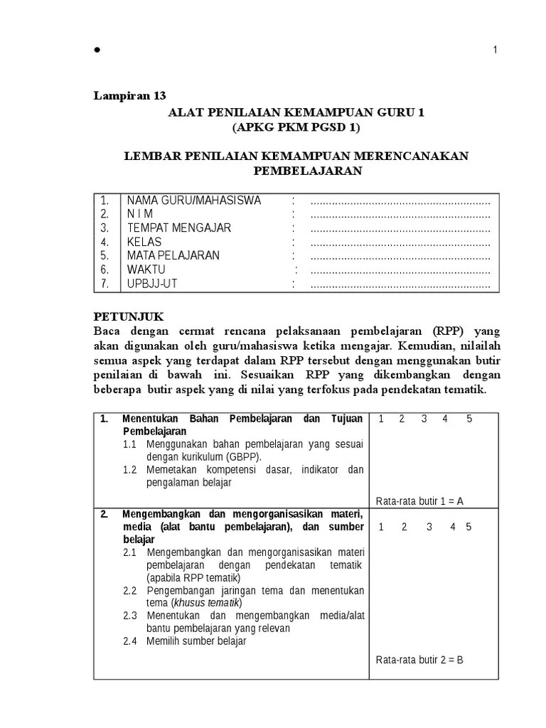 Contoh laporan terbaik dan terendah. Contoh Apkg 1 Dan 2 Pkm Ut Beinyu Com