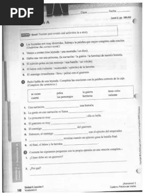 Start studying spanish 3 unidad 4 leccion 1 vocabulario b. Unit 4 Lesson 1 Ws Pdf