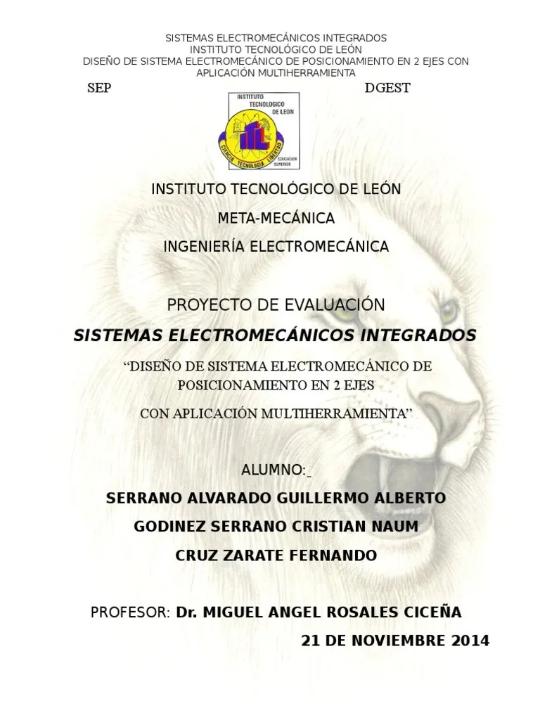 Sistemas Electromecanicos | PDF | Eje | Diseño