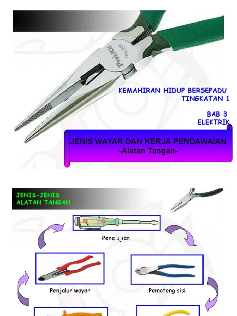 Jom kenal kod warna wayar bagi peralatan elektrik kita mamapaparea lifestyle . Alatan Tangan Pdf